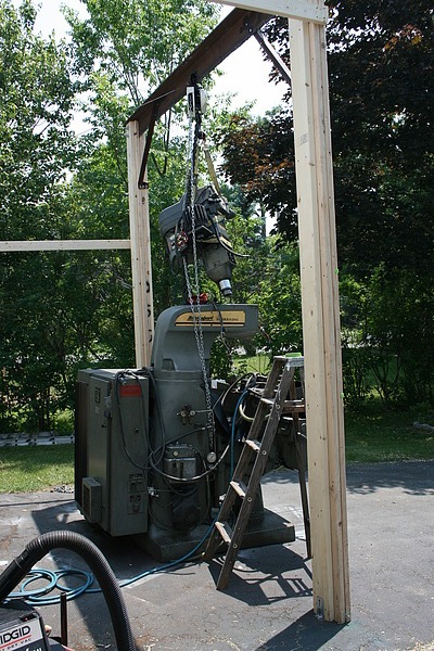 Moving a Bridgeport Series II CNC Mill